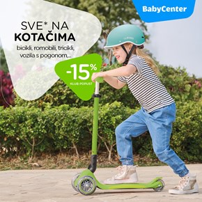 Super popust Sve na kotačima<br/> u Baby Centru